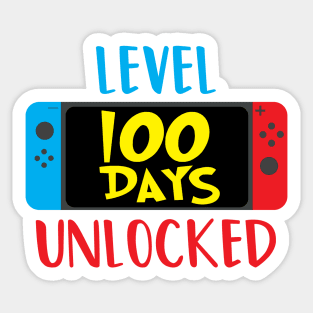 Level 100 Days Unlocked Sticker